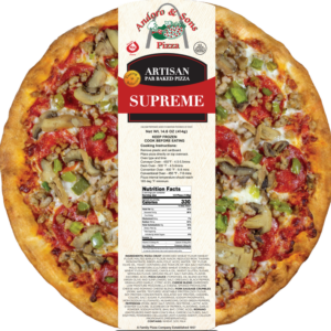 Andoro & Sons Artisan Supreme Frozen Pizza